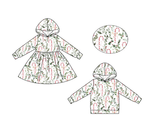25.6.21 custom each style moq 5eta 4-6week Sibling Sisters Christmas baby girls long sleeve dress and top match family design