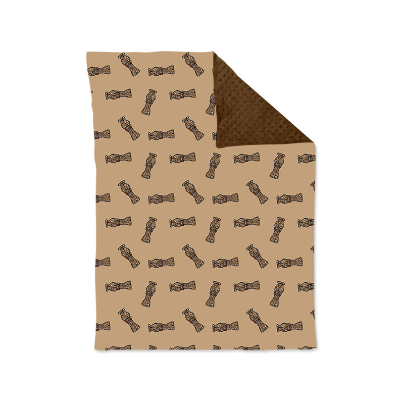 8.27 custom each style moq 5 eta 4-6week baby blanket brown blanket design