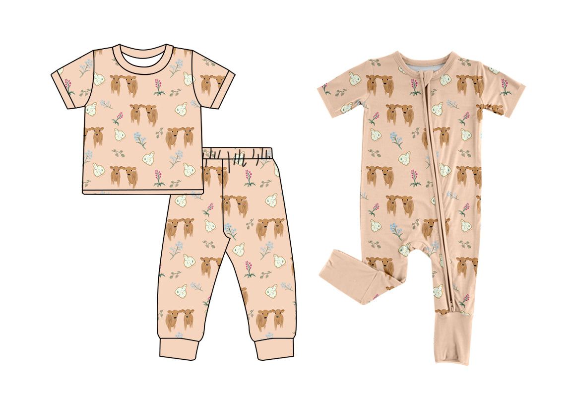 5.6 custom each style moq 5eta 4-6week Sibling Sister floral baby boy short sleeve pants sets and rompers match family desigm