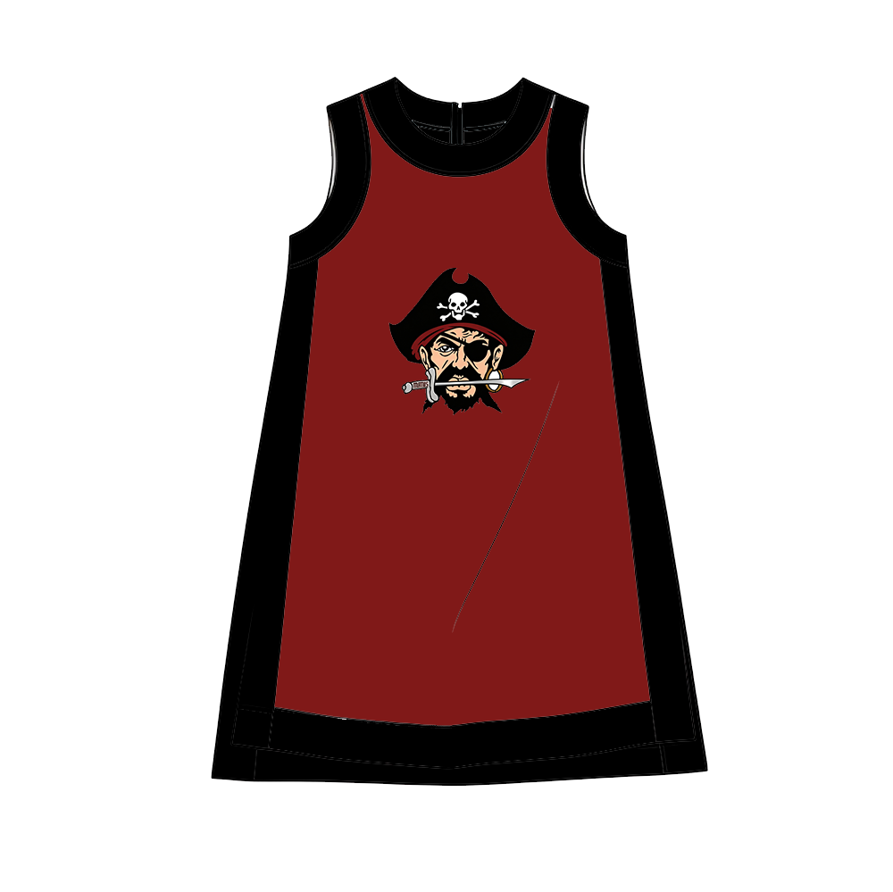 custom moq 5 mix size MSD072107 Baby Girls Sleeveless Knee Length Summer Dress with Shorts