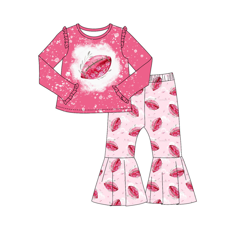 9.13 custom each style moq 5eta 4-6week Sibling Sister rugby pink baby girl sets and dress and rompers match family design