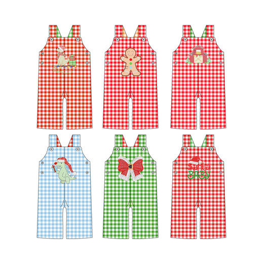 25.6.5 custom each style moq 5eta 4-6week Sibling Sisters Christmas baby boy long sleeve jumpsuit 1 and jumpsuit 6 match family design