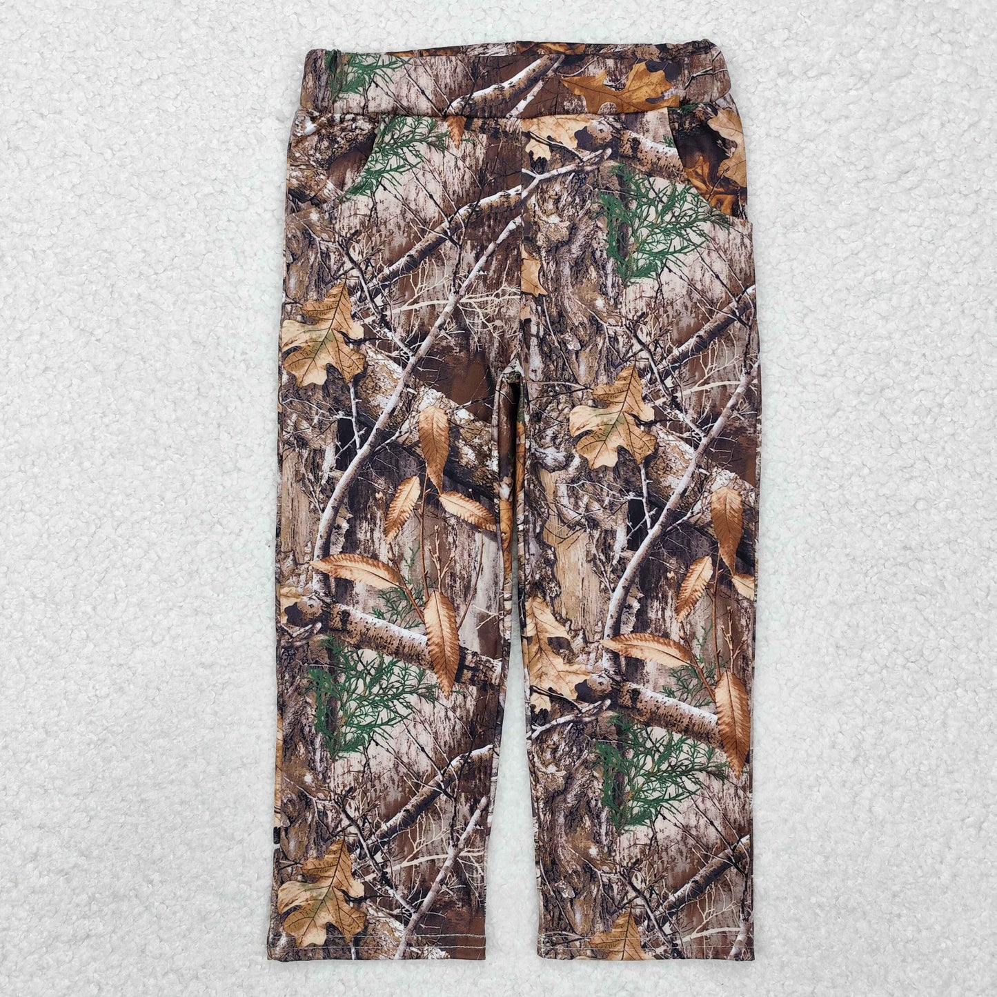 RTS NO MOQ（In Stock)  P0715 Branch and leaf pants