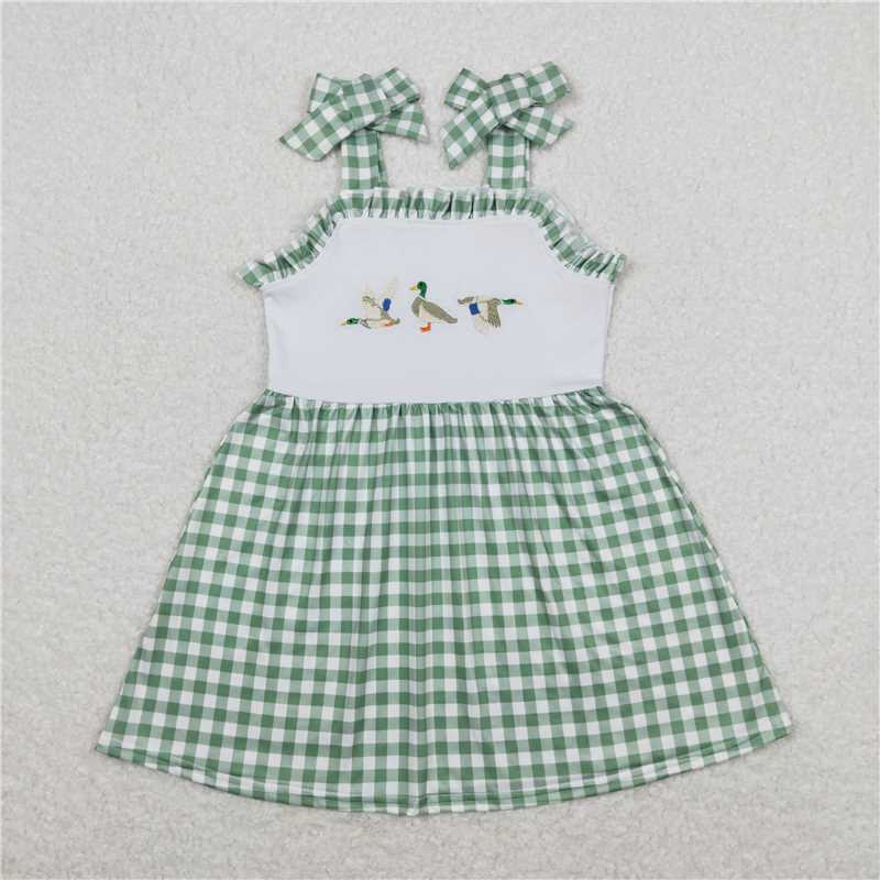 RTS Boys and girls Embroidered Short Sleeve Shorts sets dress rompers