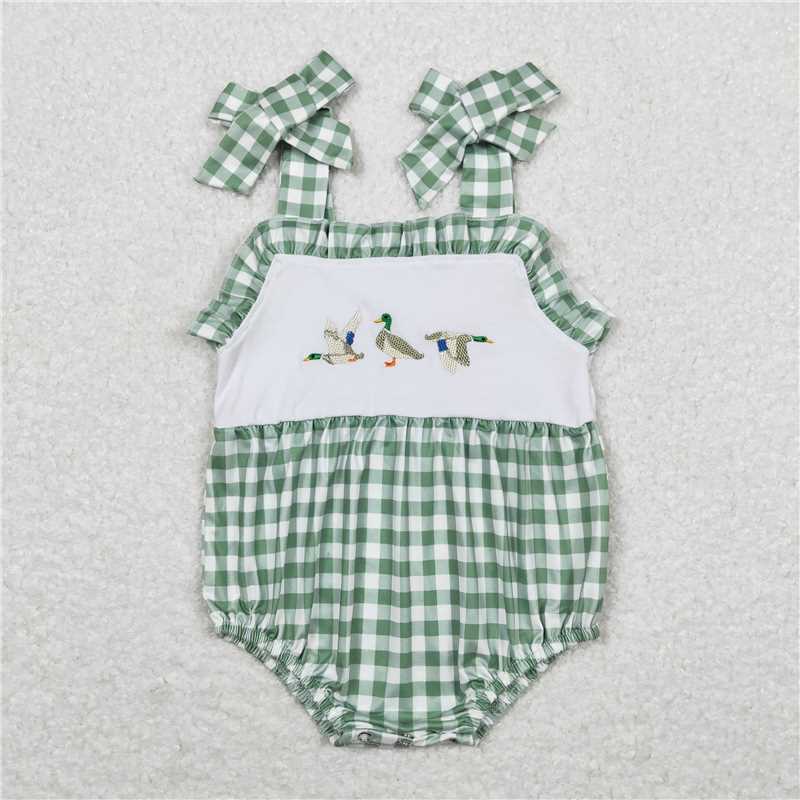 RTS Boys and girls Embroidered Short Sleeve Shorts sets dress rompers