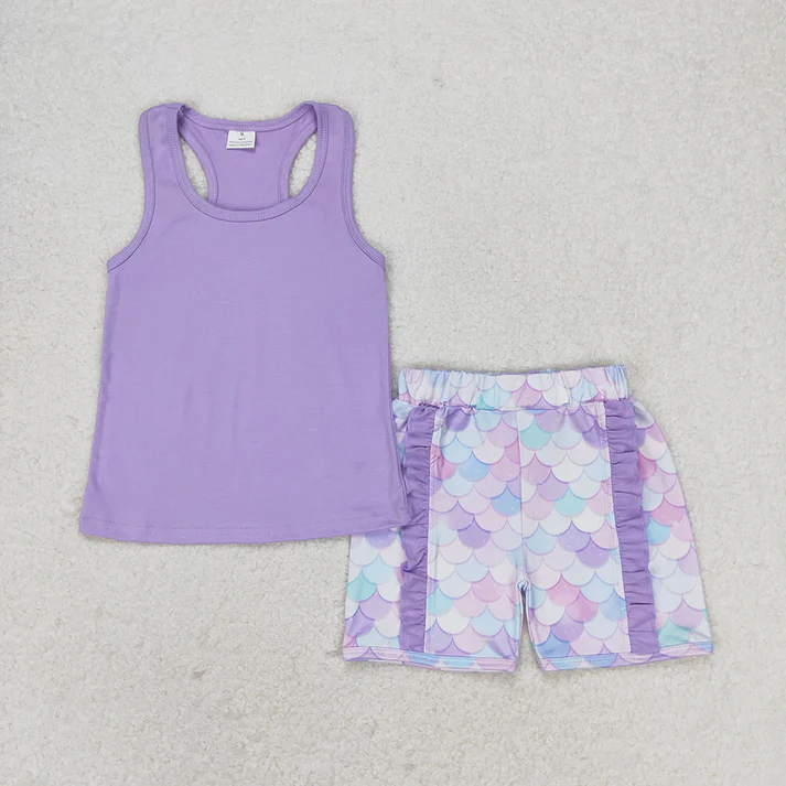 RTS Baby Girls Vest Bows Top Sibling Sister Floral Shorts Clothes Sets
