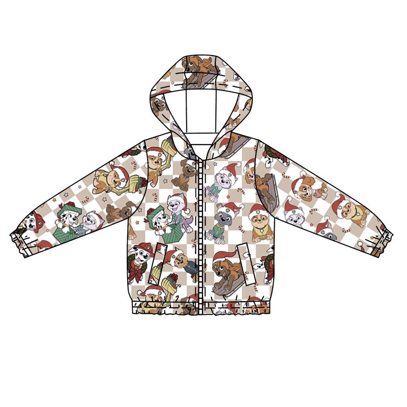 9.2 custom each style moq 5 eta 4-6week baby boys clothes Christmas hooded long sleeve top