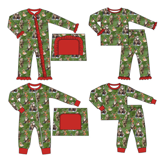 25.5.15 custom each style moq 5eta 4-6week Sibling Sisters Christmas baby girl long sleeve pants sets 1 and sets 2 and romper 1 and romper 2 match family design