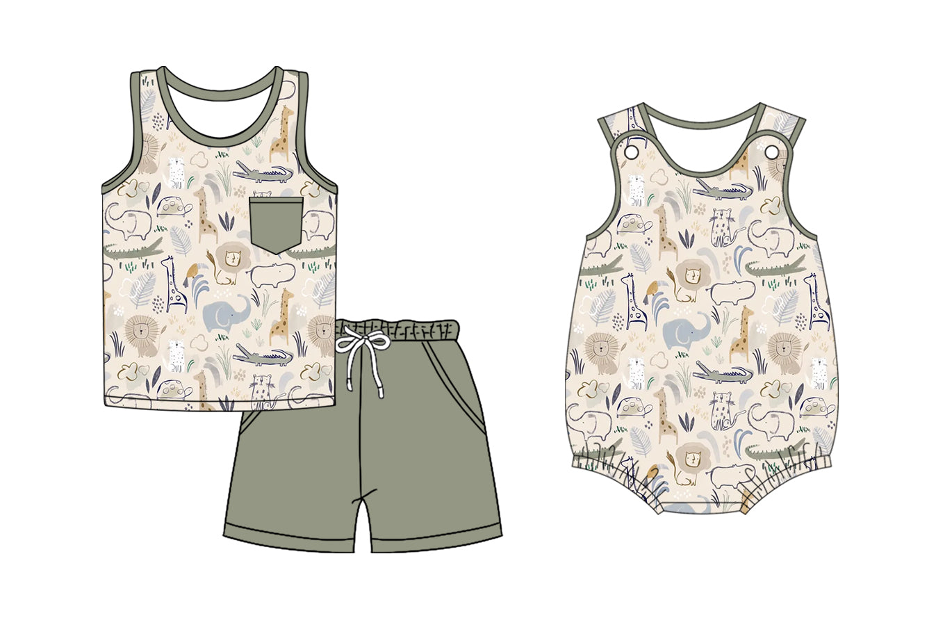 3.31 custom each style moq 5eta 4-6week Sibling Sister COWBOY cow head baby girl short sleeve shorts sets and romper match design