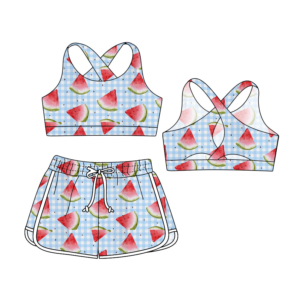 3.29 custom each style moq 5eta 4-6week Sibling Sister baby girls short sleeve set and set 8 match design