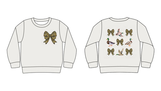 8.27 custom each style moq 5eta 4-6week adult women clothes adult women bow ducks long sleeve summer top