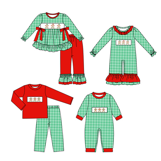 25.7.17 custom each style moq 5eta 4-6week Sibling Sisters Christmas baby girl long sleeve pants sets 1 and sets 2 and romper 1 and romper 2 match family design