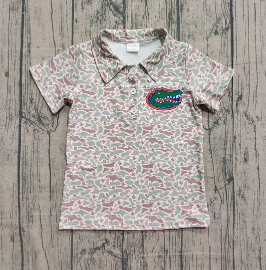 Custom moq 5 mix size milk silk baby boys clothes team camouflage summer short sleeve top-25.11.20