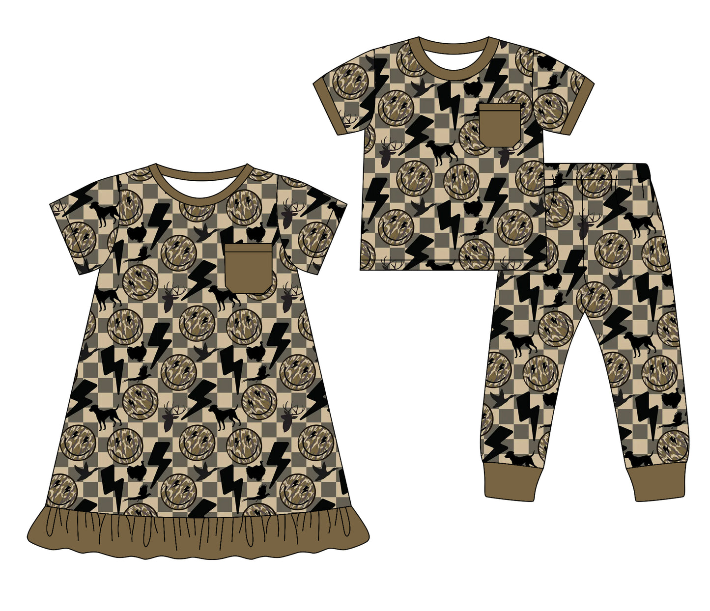 25.9.19 custom each style moq 8 eta 6-8week Sibling Sisters baby girl short sleeve pants sets and dress match family design