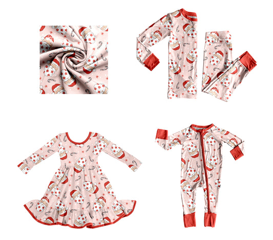 25.9.9 custom each style moq 5eta 4-6week Sibling Sisters Christmas baby girl long sleeve pants sets and dress and rompers match family design