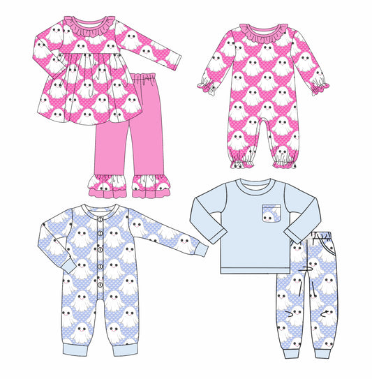25.6.11 custom each style moq 5eta 4-6week Sibling Sisters baby girl long sleeve pants sets 1 and sets 2 and romper 1 and romper 2 match family design