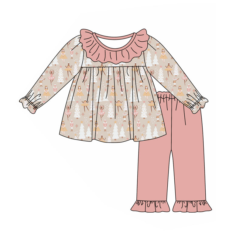 9.16 custom each style moq 5eta 4-6week Sibling Sister ballet shoes baby girl sets and dress and rompers match family design