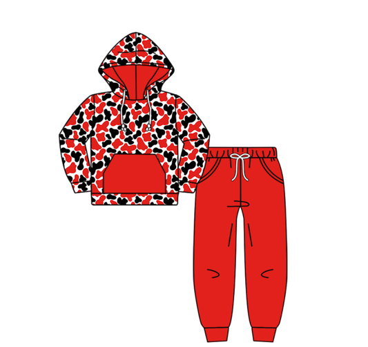Custom moq 5 mix size milk silk summer teams baby boy clothes camouflage hooded long sleeve pants sets-25.8.6