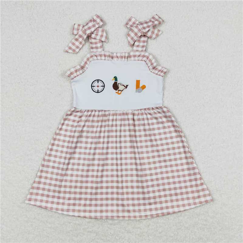 RTS Boys and girls Embroidered Short Sleeve Shorts sets dress rompers