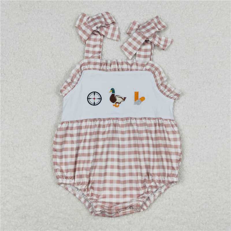 RTS Boys and girls Embroidered Short Sleeve Shorts sets dress rompers