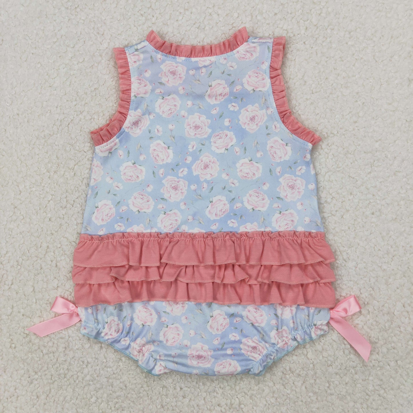 RTS Sibling baby girls clothes Short Sleeve Shorts sets romper