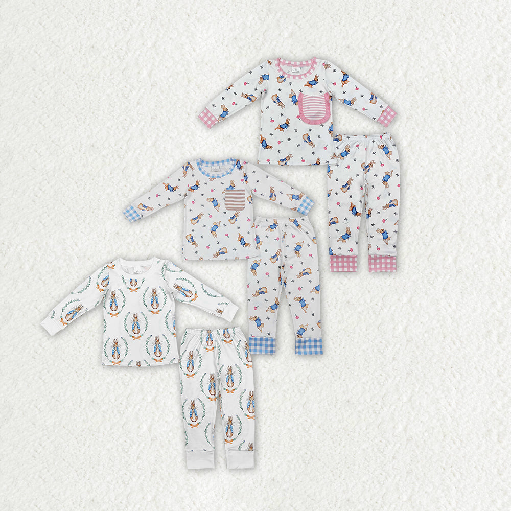 RTS NO MOQ Baby Boys Clothes easter long-sleeved pants set