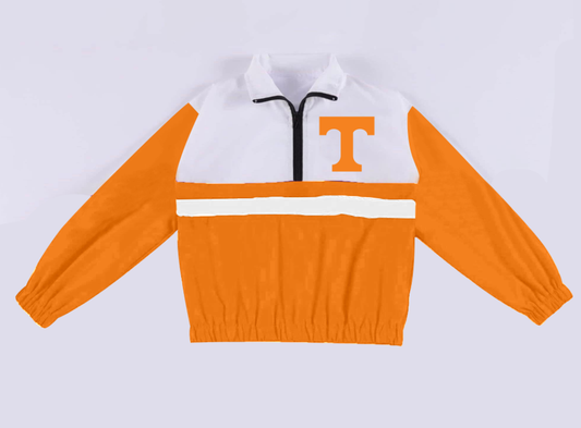 Custom moq 5 mix size milk silk summer teams baby boy clothes orange long sleeve top-25.9.4
