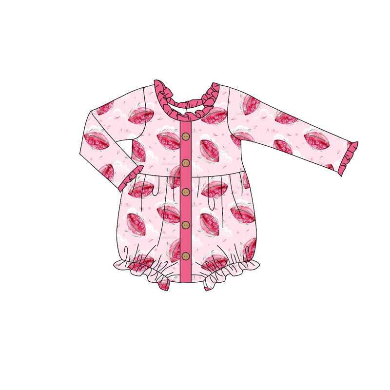 9.13 custom each style moq 5eta 4-6week Sibling Sister rugby pink baby girl sets and dress and rompers match family design