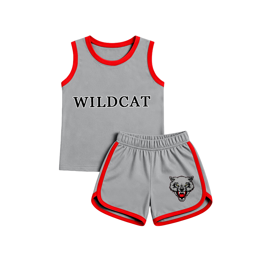 custom moq 5 mix size MSD072208 Baby Toddler Summer Casual Sleeveless Top Shorts Team Set