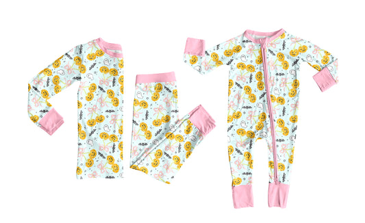 25.7.17 custom each style moq 5eta 4-6week Sibling Sister halloween bow baby girl long sleeve pants sets and rompers match family design