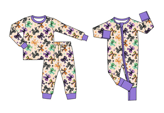 25.5.12 custom each style moq 5eta 4-6week Sibling Sisters bow baby boy long sleeve pants sets and rompers match family design