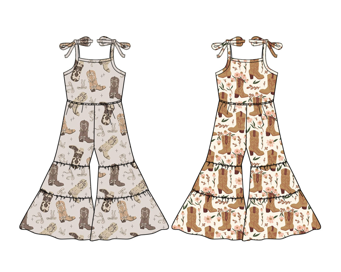 2.22 custom each style moq 5eta 4-6week Sibling Sister baby girls suspender jumpsuit and jumpsuit 6 match design