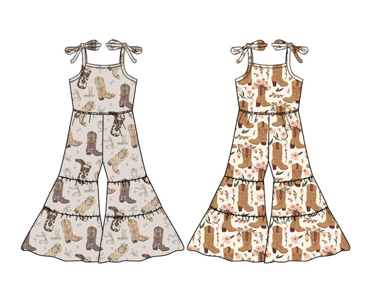 2.22 custom each style moq 5eta 4-6week Sibling Sister baby girls suspender jumpsuit and jumpsuit 6 match design