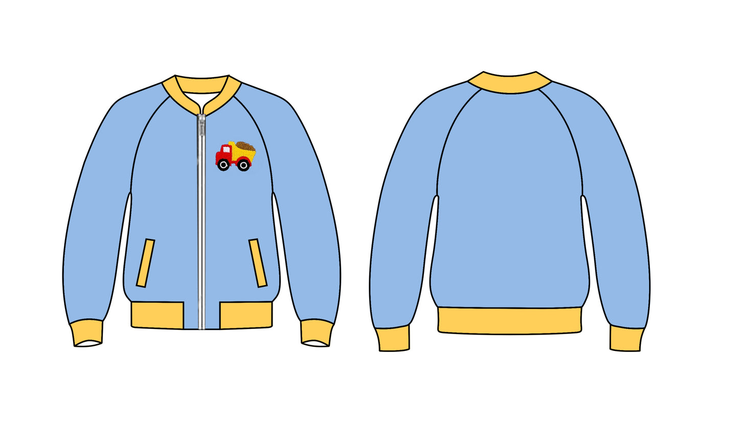9.7 custom each style moq 5 eta 4-6week baby boys clothes blue zipper long sleeve top