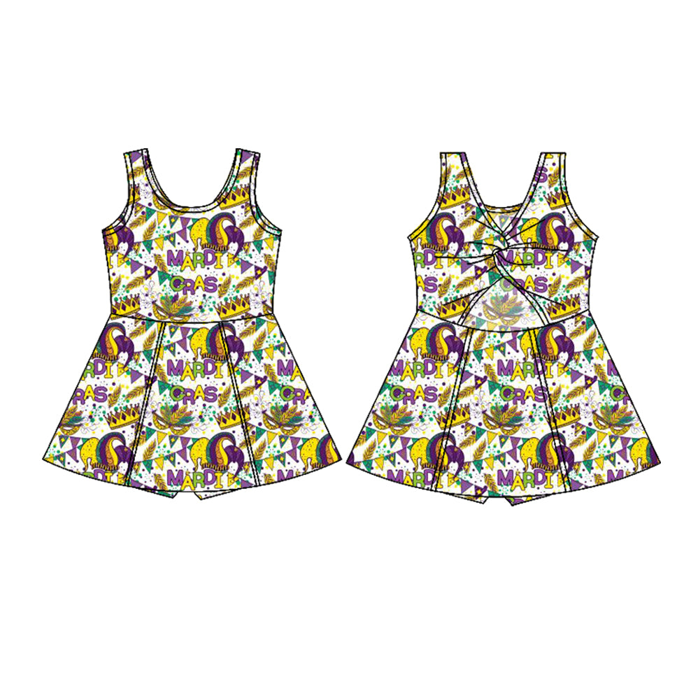 25.10.29 custom each style moq 5 eta 6-8week Sibling Sister baby girl sleeveless dress 4 match design