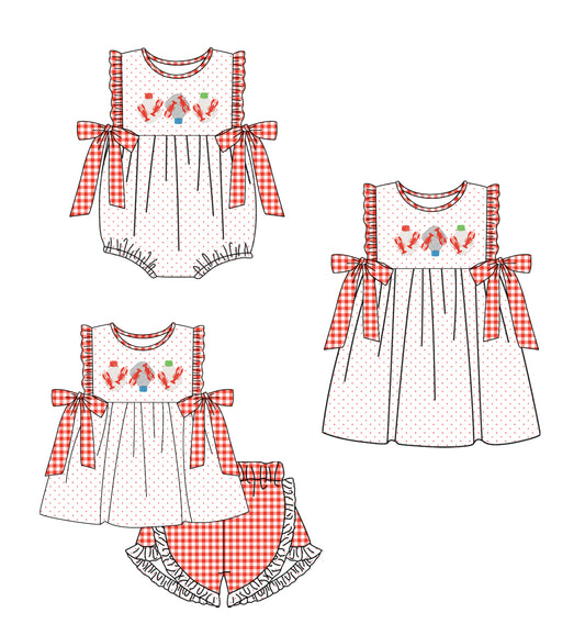 12.19 custom each style moq 5eta 4-6week Sibling Sister baseball baby girl short sleeve shorts sets and dress and rompers match family design