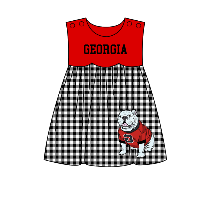 Custom moq 5 mix size milk silk summer teams baby girl boys clothes Red Black and white checkered short sleeve shorts sets 3 and dress and rompers 2 series