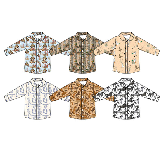 25.5.7 custom each style moq 5eta 4-6week Sibling Sister baby boy long sleeve top 1 and top 6 match family design