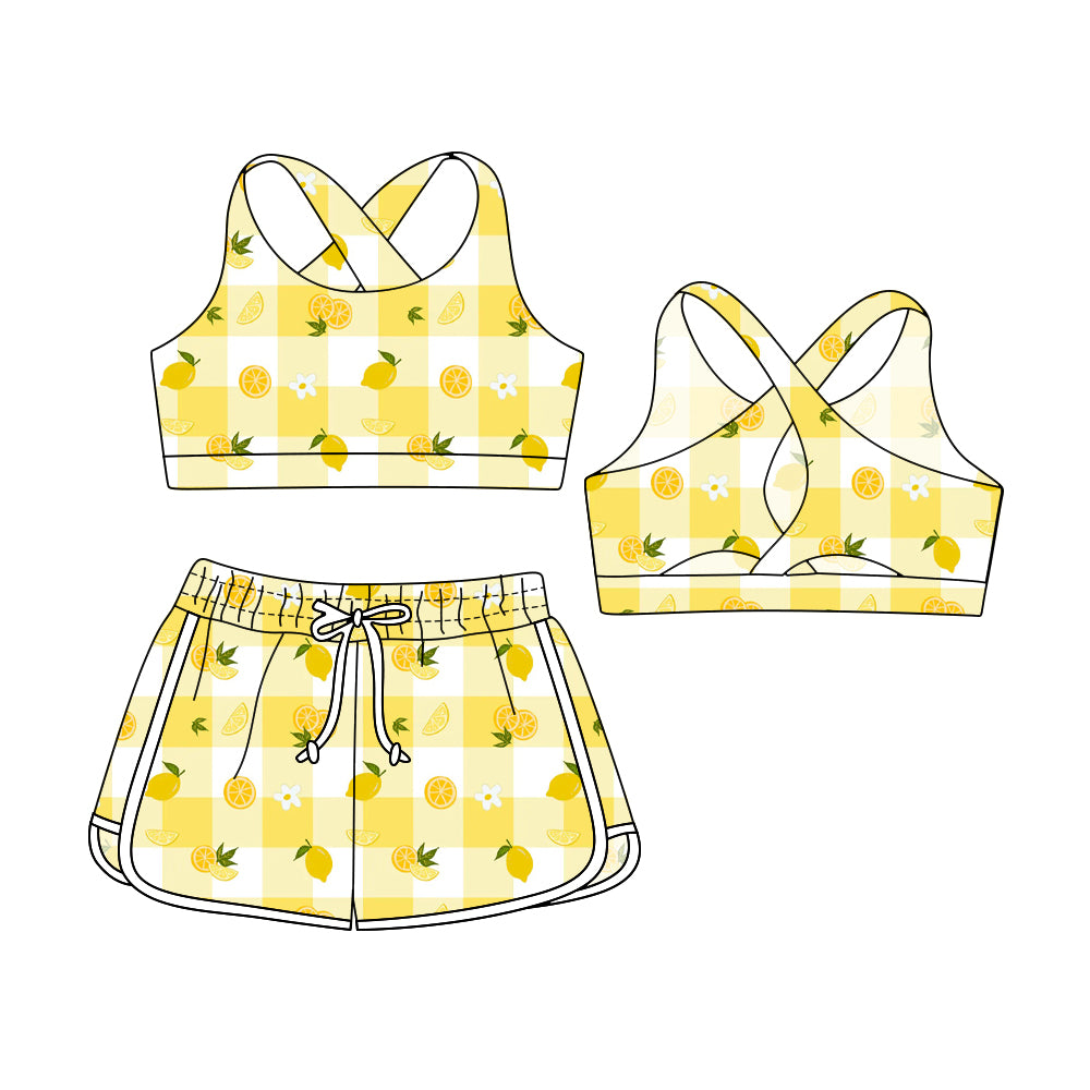 3.29 custom each style moq 5eta 4-6week Sibling Sister baby girls short sleeve set and set 8 match design
