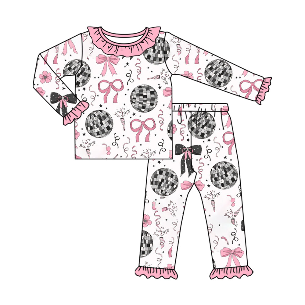 25.9.2 custom each style moq 5eta 4-6week Sibling Sisters happy new year baby girl clothes long sleeve pants sets and romper match family design