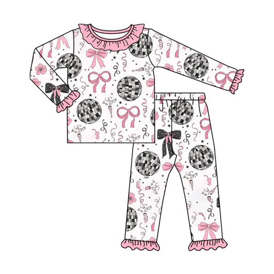 25.9.2 custom each style moq 5eta 4-6week Sibling Sisters happy new year baby girl clothes long sleeve pants sets and romper match family design