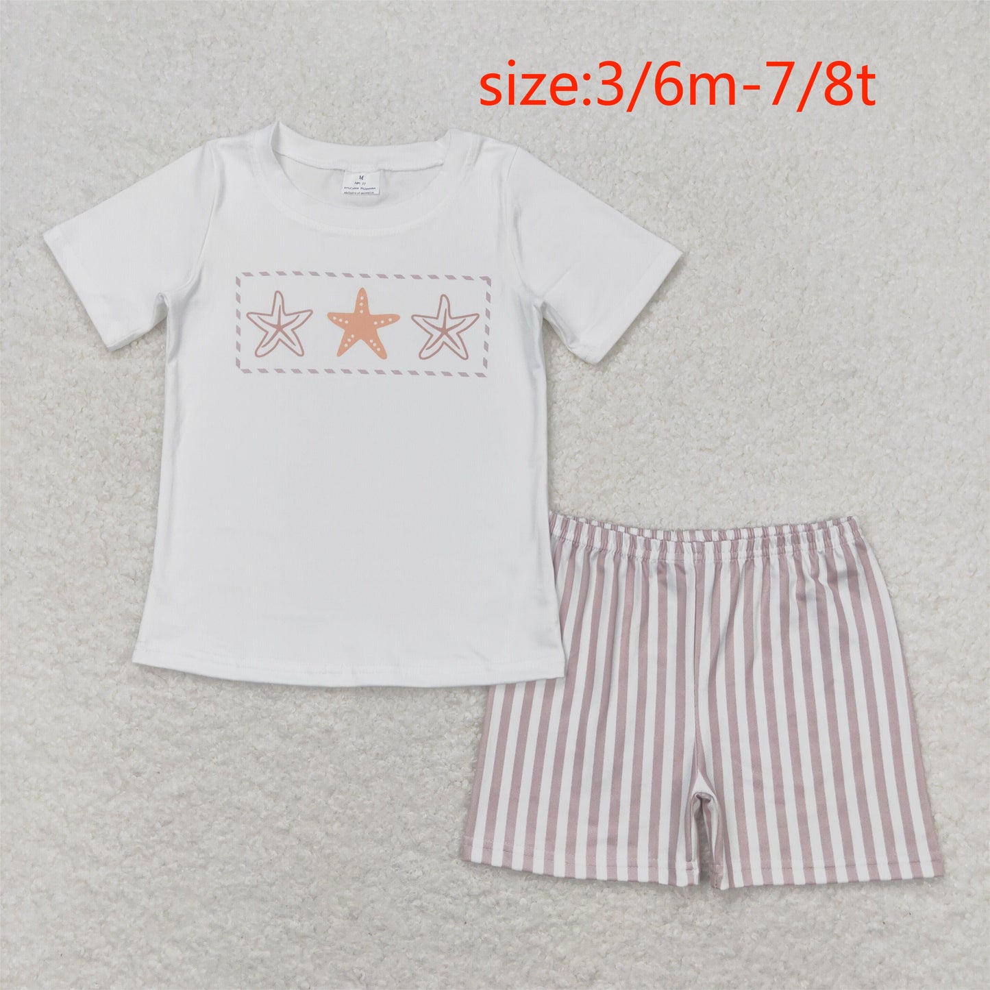 RTS Boys and girls police Short Sleeve Shorts sets dress romper