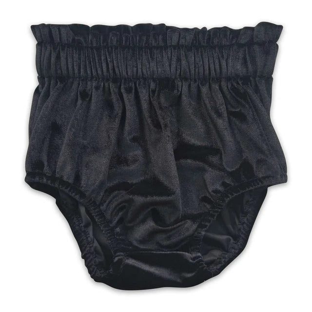 RTS NO MOQ Sibling Baby Girls Velvet Bummies Bottoms