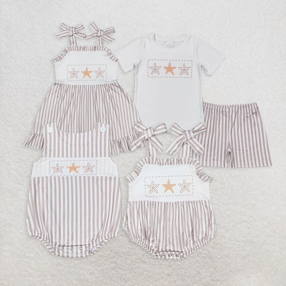 RTS Boys and girls police Short Sleeve Shorts sets dress romper