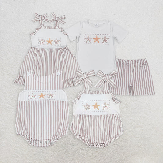 RTS Boys and girls police Short Sleeve Shorts sets dress romper