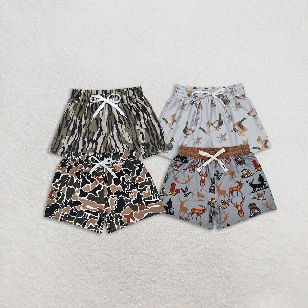 RTS NO MOQ Baby Boys clothes camouflage Trunks Bottoms Swimsuits