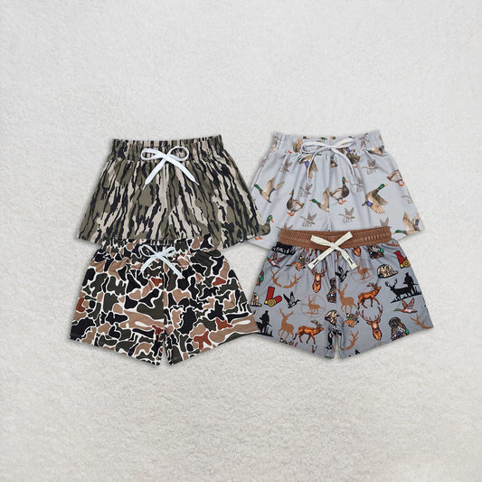 RTS NO MOQ Baby Boys clothes camouflage Trunks Bottoms Swimsuits