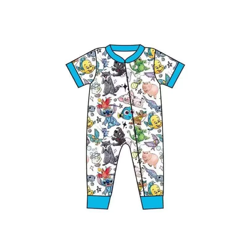 Deadline July 4th close custom no moq eta 6-7week Summer short sleeve summer romper