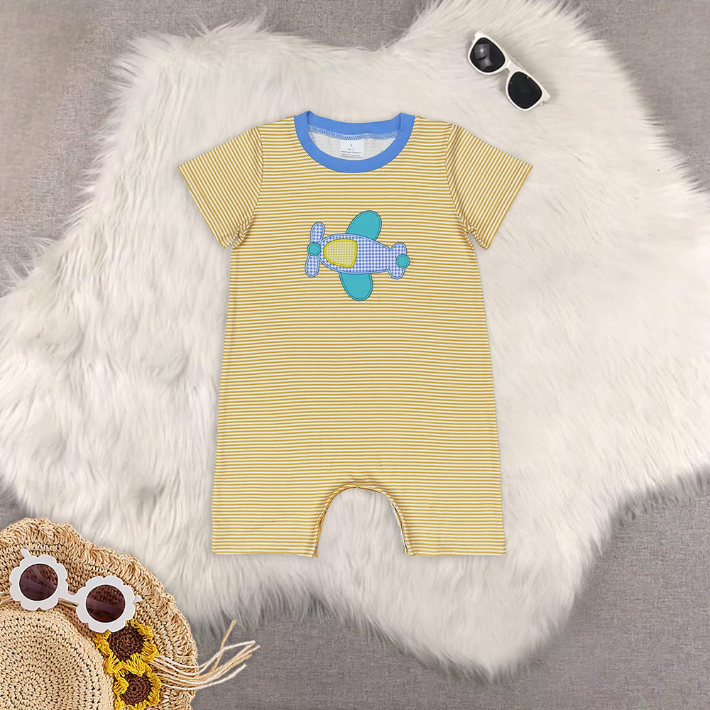 Baby Boys Shirt Shorts Summer embroidery Rompers Outfits Clothes Sets