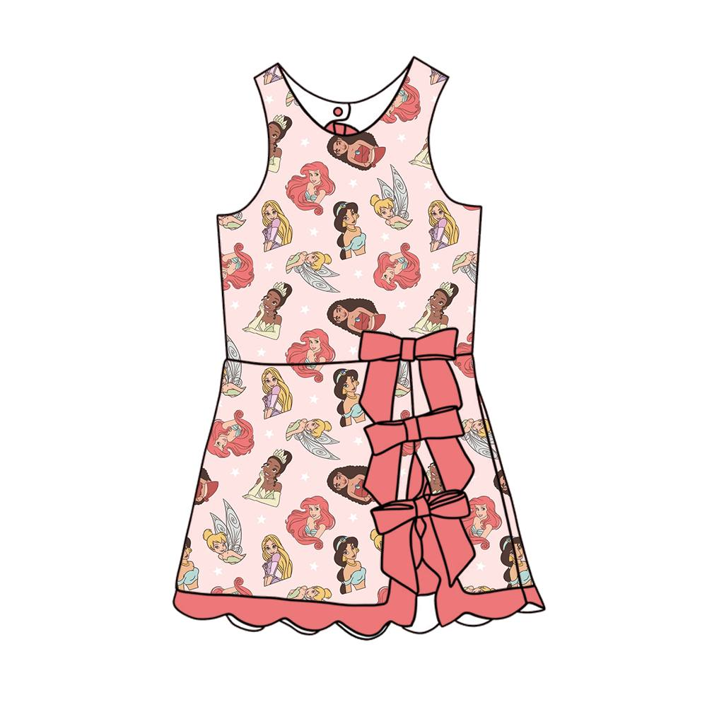 Custom moq 5 mix size milk silk baby girl clothes Summer clothes cute dress Summer dresses skirt